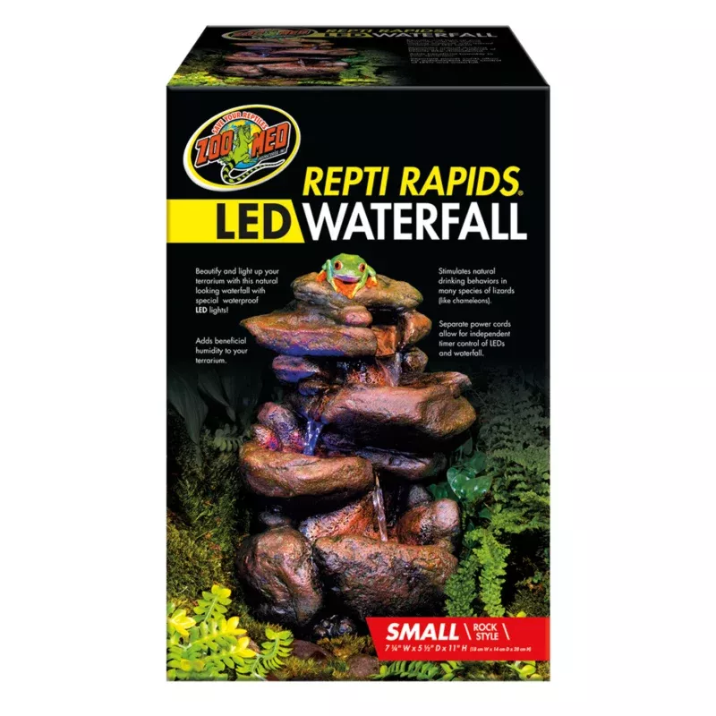 Zoo Med Repti Rapids LED Rock Waterfall