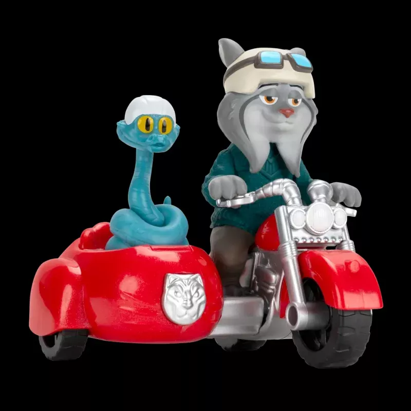 Zootopia figures with car - Pawbert Pelter