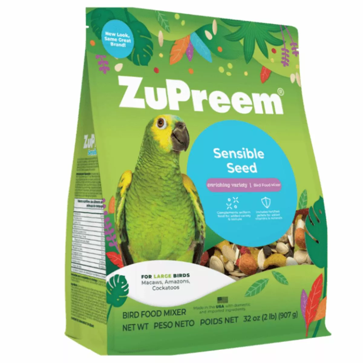 ZuPreem Sensible Seed Bird Food, Large